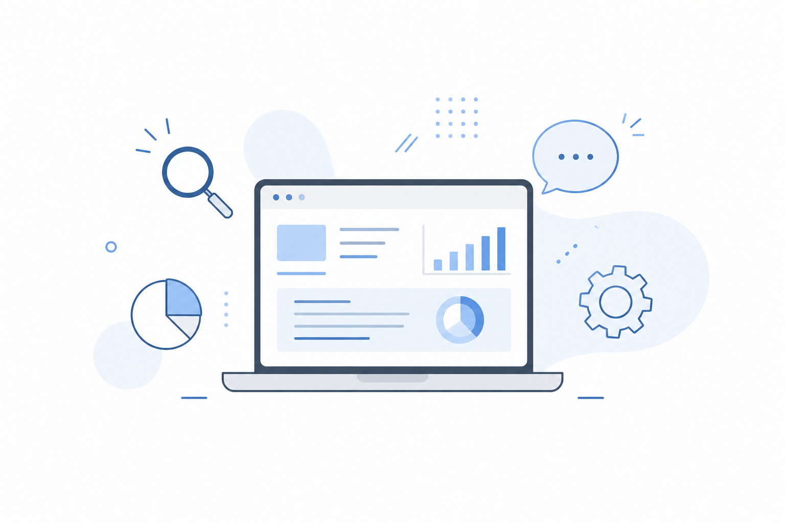 AI検索とWeb分析を確認するイメージ